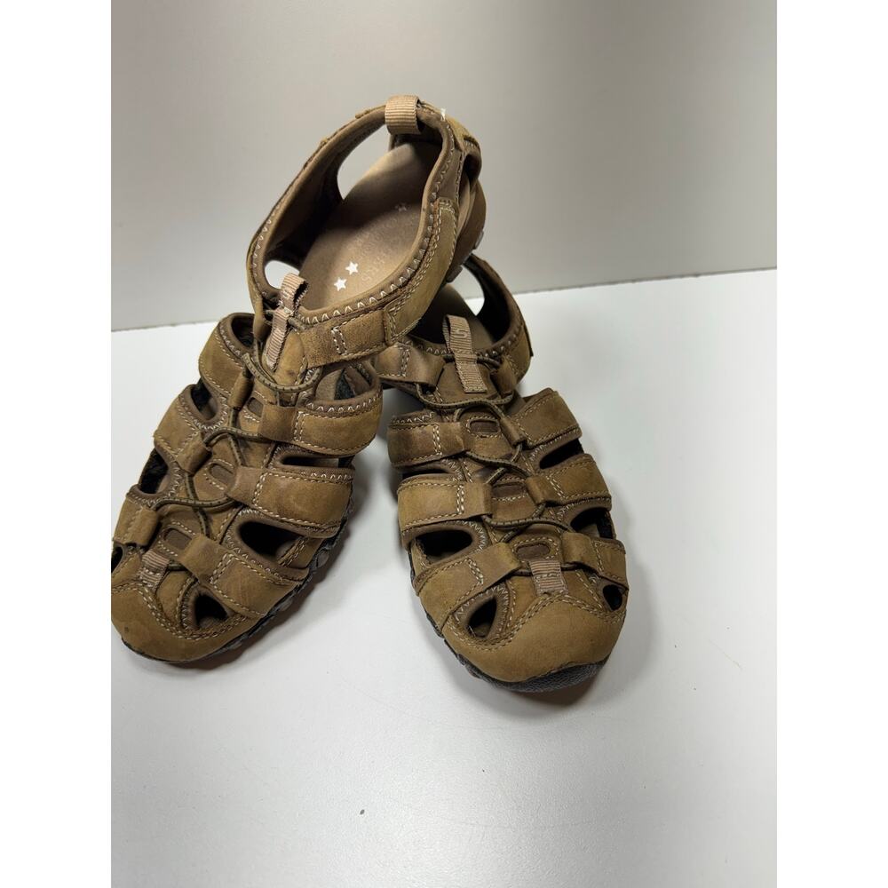 Skechers Fisherman Sandal Comfort Brown Leather US 8.5 Hiking Gorpcore Summer